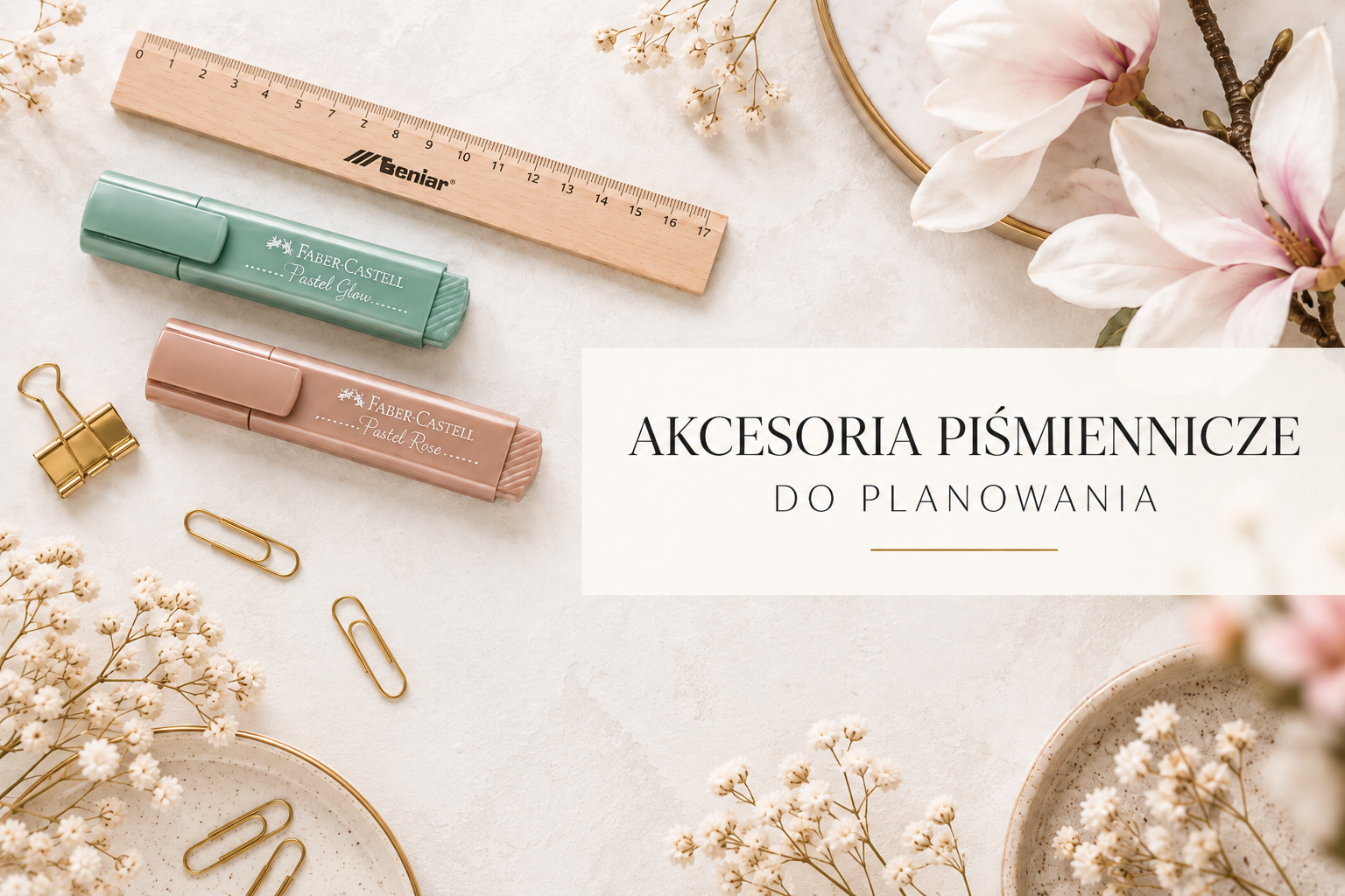 Akcesoria piśmiennicze do planowania